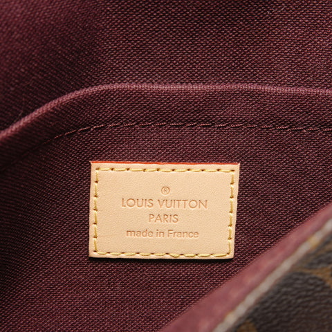 LOUIS VUITTON Monogram Favorite PM, manufactured in 2017. Shoulder Bag Brown WS28863