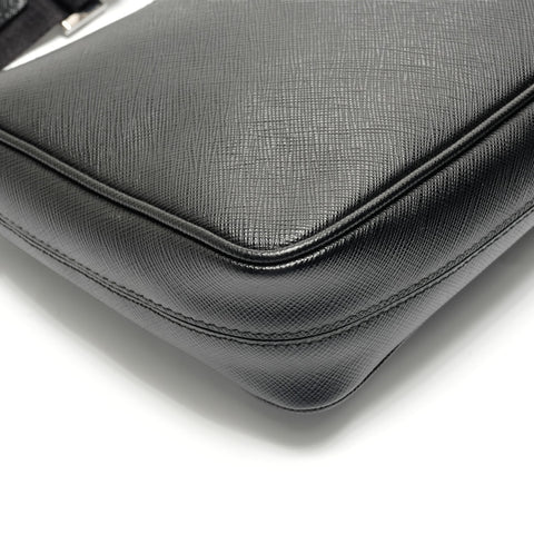 PRADA Safiano Shoulder Bag black WS28864