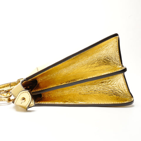 FENDI Peek-A-Boo Icy You Handbag gold WS28865