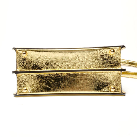 FENDI Peek-A-Boo Icy You Handbag gold WS28865