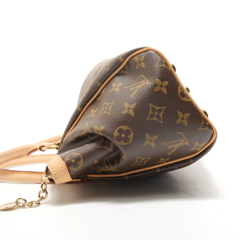 LOUIS VUITTON Monogram Tivoli PM, manufactured in 2008. Handbag Brown WS28866