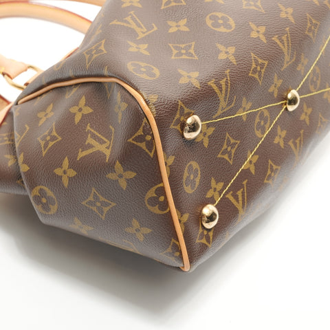 LOUIS VUITTON Monogram Tivoli PM, manufactured in 2008. Handbag Brown WS28866