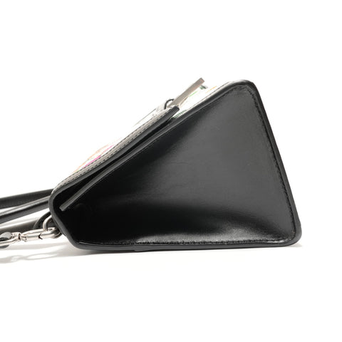 BALENCIAGA Hacker Project Flora Hourglass Shoulder Bag white WS28869