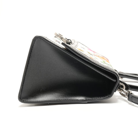 BALENCIAGA Hacker Project Flora Hourglass Shoulder Bag white WS28869