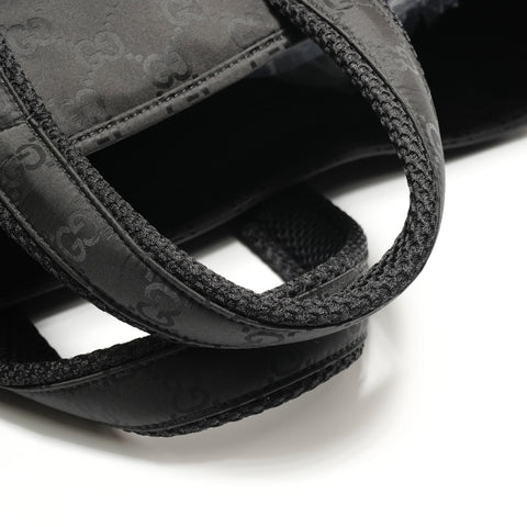 GUCCI Nylon 2-Way Bag Tote Bag black WS28872