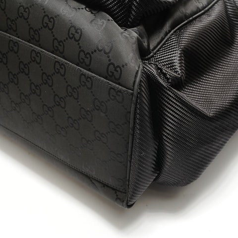 GUCCI Nylon 2-Way Bag Tote Bag black WS28872
