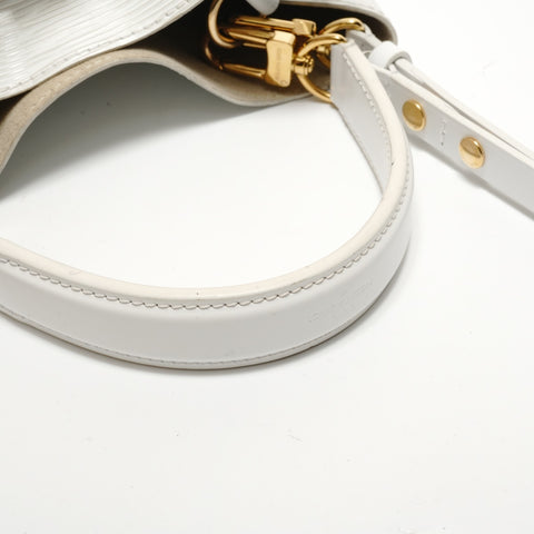LOUIS VUITTON 2018 NeoNoe Love Rock Epi Bron Shoulder Bag white WS28877