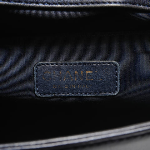 CHANEL Item No. 18, 2012-2013 Boy Chanel Shoulder Bag Navy WS28881