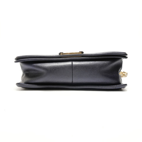 CHANEL Item No. 18, 2012-2013 Boy Chanel Shoulder Bag Navy WS28881