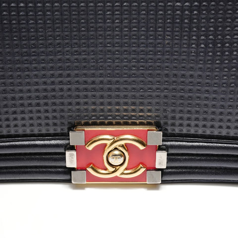 CHANEL Item No. 18, 2012-2013 Boy Chanel Shoulder Bag Navy WS28881