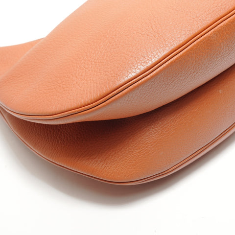 HERMES � B stamp, made in 1998, Gao Taurillon Clemence Shoulder Bag Brown WS28884