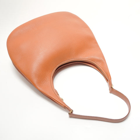 HERMES � B stamp, made in 1998, Gao Taurillon Clemence Shoulder Bag Brown WS28884