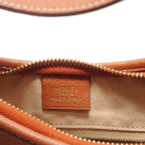 HERMES � B stamp, made in 1998, Gao Taurillon Clemence Shoulder Bag Brown WS28884