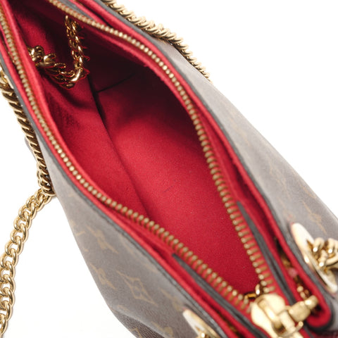 LOUIS VUITTON 2018 Surenne BB Monogram Shoulder Bag Brown WS28885