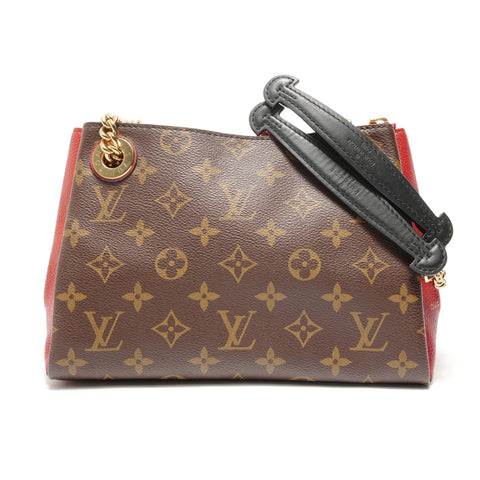 LOUIS VUITTON 2018 Surenne BB Monogram Shoulder Bag Brown WS28885