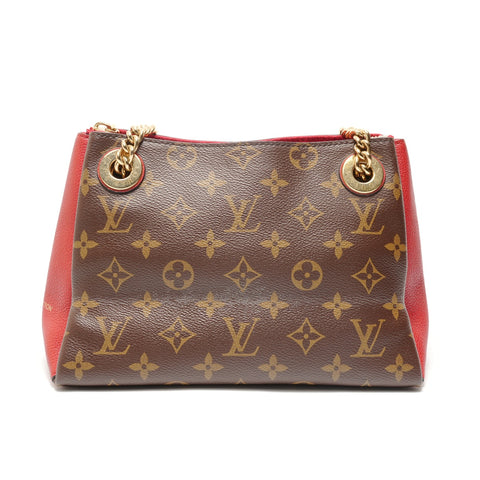 LOUIS VUITTON 2018 Surenne BB Monogram Shoulder Bag Brown WS28885