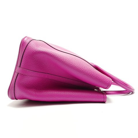 HERMES 2005, I stamp, Garden Party Negonda Rose Purple Tote Bag pink WS28886