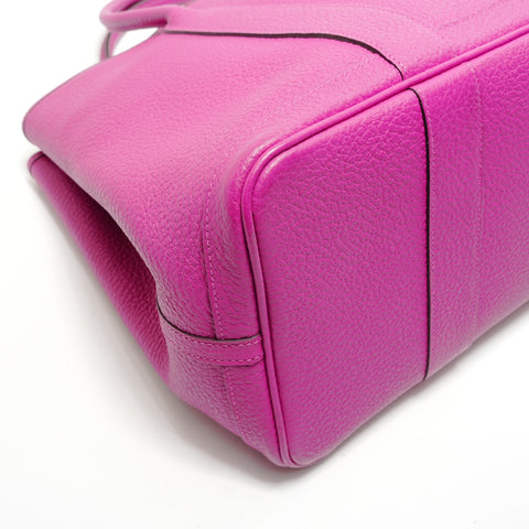 HERMES 2005, I stamp, Garden Party Negonda Rose Purple Tote Bag pink WS28886