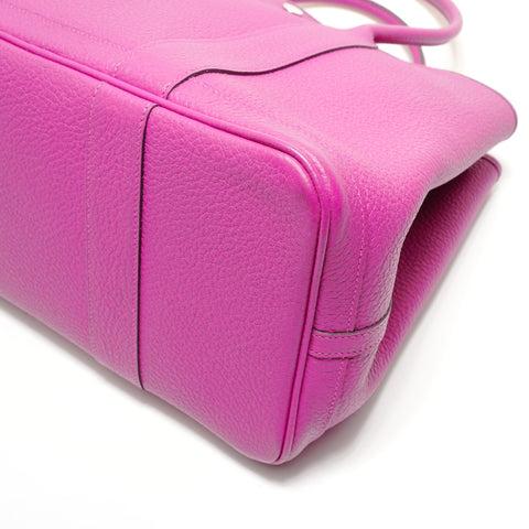 HERMES 2005, I stamp, Garden Party Negonda Rose Purple Tote Bag pink WS28886