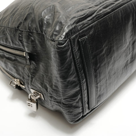 PRADA Nappa antique leather with Wrinkles finish Handbag black WS28887