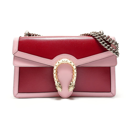 GUCCI Dionysus bicolor Shoulder Bag Red WS28888
