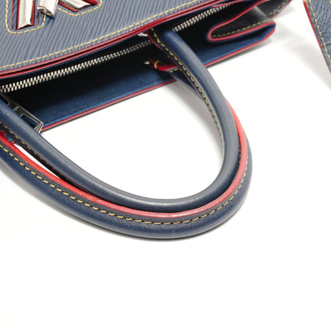 LOUIS VUITTON 2018 Twist Tote Epi Shoulder Bag Navy WS28889