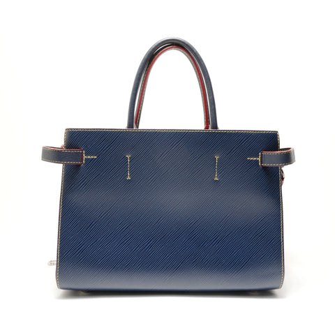 LOUIS VUITTON 2018 Twist Tote Epi Shoulder Bag Navy WS28889