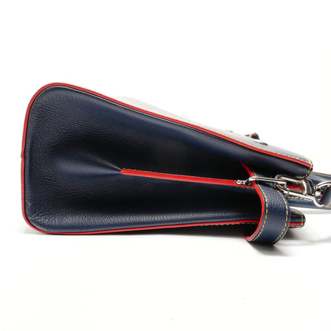 LOUIS VUITTON 2018 Twist Tote Epi Shoulder Bag Navy WS28889
