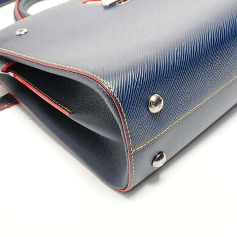 LOUIS VUITTON 2018 Twist Tote Epi Shoulder Bag Navy WS28889