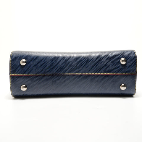 LOUIS VUITTON 2018 Twist Tote Epi Shoulder Bag Navy WS28889