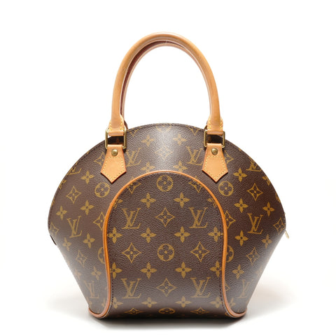 LOUIS VUITTON 1997 Ellipse PM Monogram Handbag Brown WS28890