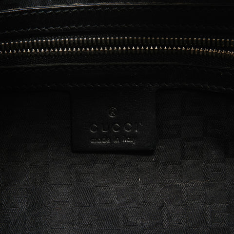GUCCI Interlocking one belt Shoulder Bag black WS28892