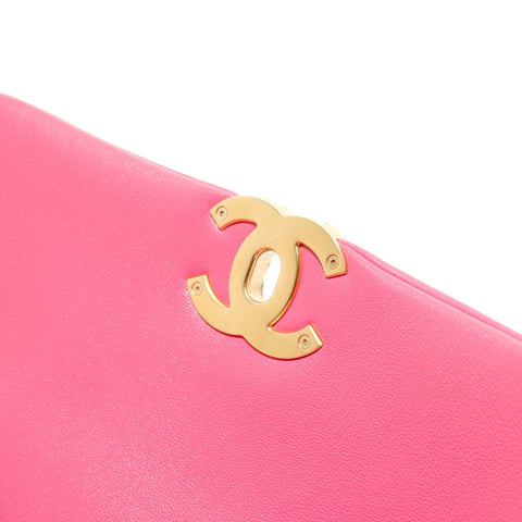 CHANEL Item No. 29, 2020 Lambskin Dizneuf Chain Shoulder 19 Shoulder Bag pink WS28893