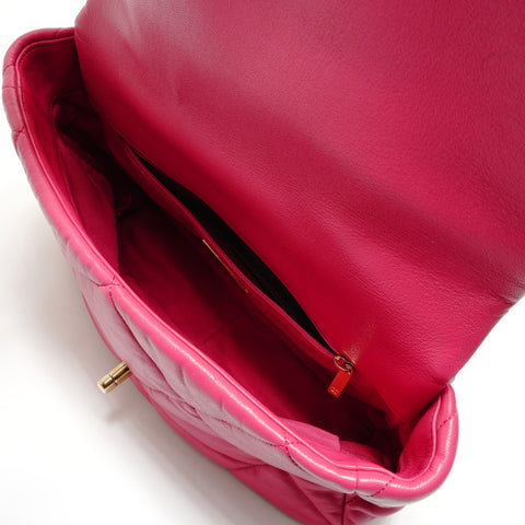 CHANEL Item No. 29, 2020 Lambskin Dizneuf Chain Shoulder 19 Shoulder Bag pink WS28893