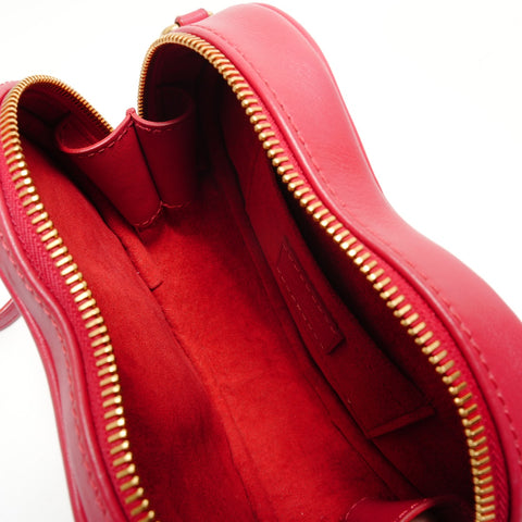 LOUIS VUITTON 2019 New Wave Love Rock Heart Shoulder Bag Red WS28897