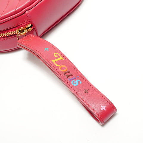 LOUIS VUITTON 2019 New Wave Love Rock Heart Shoulder Bag Red WS28897