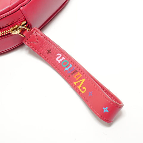 LOUIS VUITTON 2019 New Wave Love Rock Heart Shoulder Bag Red WS28897