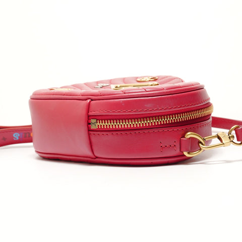LOUIS VUITTON 2019 New Wave Love Rock Heart Shoulder Bag Red WS28897