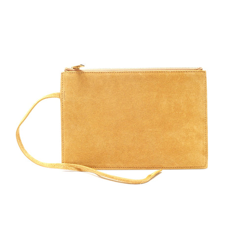 CELINE Medium Louise Metal Gold Shoulder Bag Brown WS28902