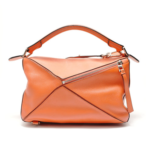 LOEWE Puzzle bag anagram Shoulder Bag Orange WS28909