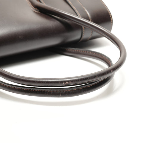 HERMES T stamp, 2015 model, drag handbag Handbag Brown WS28911