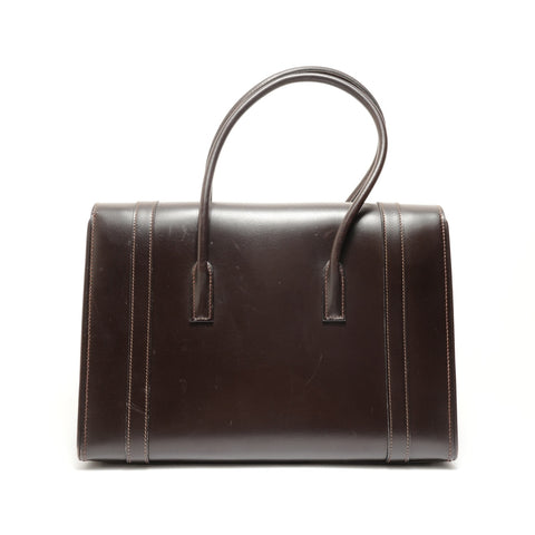 HERMES T stamp, 2015 model, drag handbag Handbag Brown WS28911