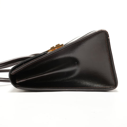 HERMES T stamp, 2015 model, drag handbag Handbag Brown WS28911
