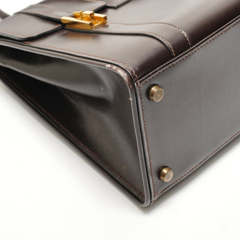HERMES T stamp, 2015 model, drag handbag Handbag Brown WS28911
