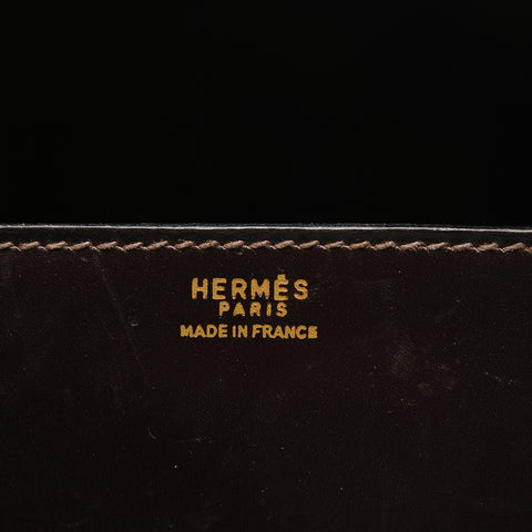 HERMES T stamp, 2015 model, drag handbag Handbag Brown WS28911