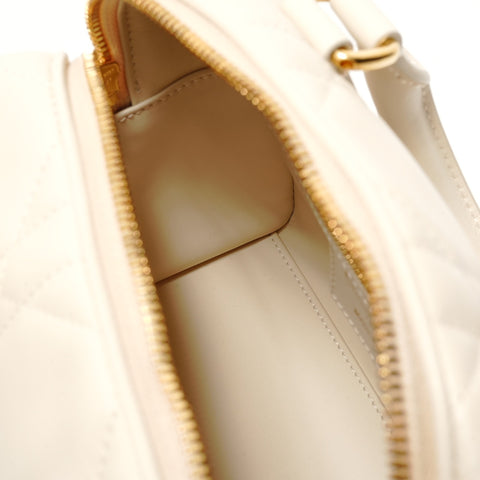 Christian Dior Groove 20 Cannage Handbag white WS28912