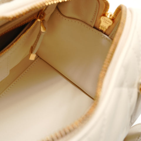 Christian Dior Groove 20 Cannage Handbag white WS28912