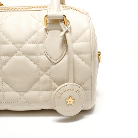 Christian Dior Groove 20 Cannage Handbag white WS28912