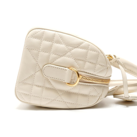 Christian Dior Groove 20 Cannage Handbag white WS28912