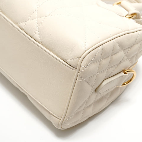 Christian Dior Groove 20 Cannage Handbag white WS28912